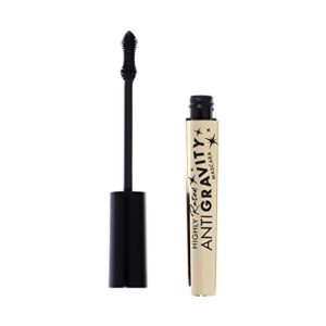 milani highly rated anti-gravity black mascara with castor oil and molded hourglass shaped brush – 1 pack