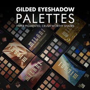 Milani Gilded Nude Hyper Pigmented Eyeshadow Palette - 15 Natural Looking Makeup Eyeshadow Colors for Your Everyday Look