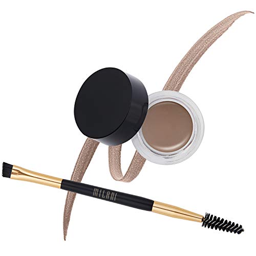 Milani Stay Put Brow Color - Medium Brown (0.09 Ounce) Vegan, Cruelty-Free Eyebrow Color that Fills and Shapes Brows…