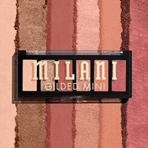 Milani Gilded Mini Eyeshadow Palette with 6 Matte & Shimmer Hues - It's All Rosé