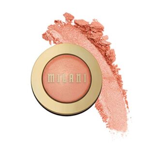 milani baked blush – luminoso (0.12 ounce) cruelty-free powder blush – shape, contour & highlight face for a shimmery or matte finish