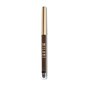 milani stay put eyeliner – semi-sweet (0.01 ounce) cruelty-free self-sharpening eye pencil with built-in smudger – line & define eyes with high pigment shades for long-lasting wear