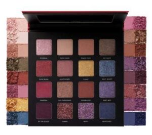 milani gilded rouge eyeshadow palette – eye shadow palettes for intense color pop, 16 hyper-pigmented eye shadows