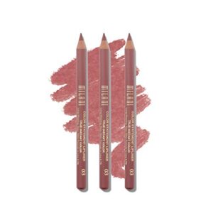milani color statement lipliner – nude (0.04 ounce) – 3 pack of cruelty free lip liners to define, shape and fill lips