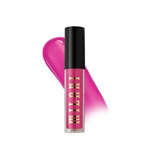 milani ludicrous lip gloss – give lips a moisturizing glossy 3d shine – (kiss from a rose)