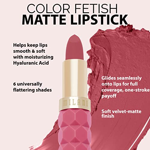 Milani Color Fetish Matte Lipstick (Poppy)