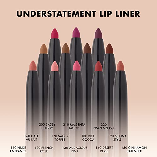 Milani Color Fetish Lipstick and Understatement Lipliner Bundle - Tease & Cafe Au Lait