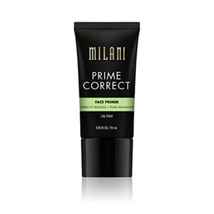 milani prime correct face primer – corrects redness + pore-minimizing (0.85 fl. oz.) vegan, cruelty-free face makeup primer to color correct skin & reduce appearance of pores