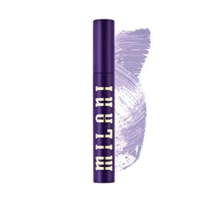 milani violet one lash primer – eyelash primer that volumizes your eyelashes pre-mascara, jasmine flower wax lash primer to hydrate, prep and condition lashes, vegan, cruelty free