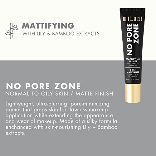 Milani No Pore Zone Mattifying Primer and Make it Last Charcoal Matte Setting Spray