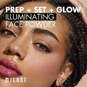 Milani Prep + Set + Go Transparent Face Powder (0.3 Ounce) Cruelty-Free Primer & Setting Powder - Control Shine & Set Makeup for Long-Lasting Wear