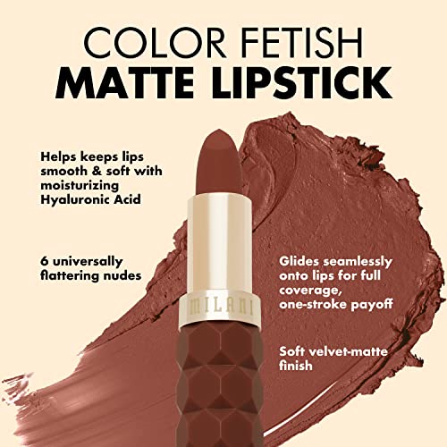 Milani Color Fetish Lipstick and Understatement Lipliner Bundle - Passion & Sienna Style