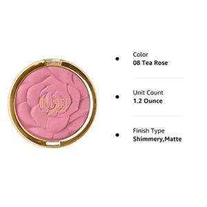 Milani Rose Powder Blush Tea Rose 8