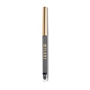 milani stay put eyeliner – silver foxy (0.01 ounce) cruelty-free self-sharpening eye pencil with built-in smudger – line & define eyes with high pigment shades for long-lasting wear