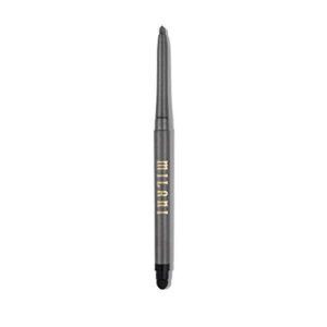 Milani Stay Put Eyeliner - Silver Foxy (0.01 Ounce) Cruelty-Free Self-Sharpening Eye Pencil with Built-In Smudger - Line & Define Eyes with High Pigment Shades for Long-Lasting Wear