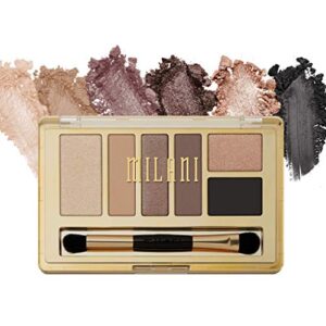 milani everyday eyes eyeshadow palette – must have naturals (0.21 ounce) 6 cruelty-free matte or metallic eyeshadow colors to contour & highlight