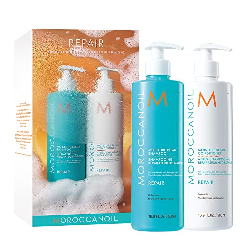 Moroccanoil Moisture Repair Shampoo & Conditioner Half-Liter Set