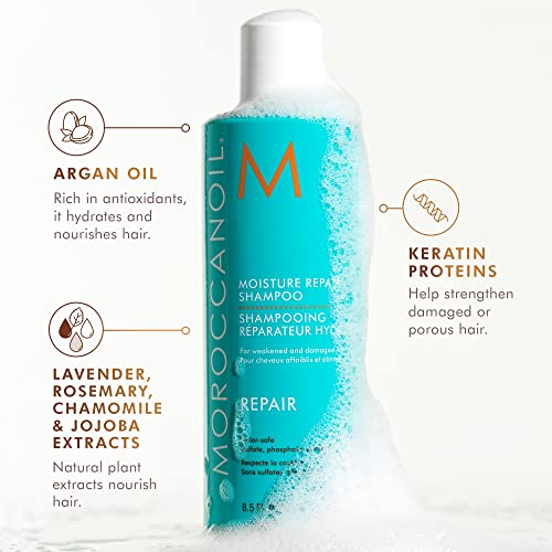 Moroccanoil Moisture Repair Shampoo, 8.5 Fl Oz