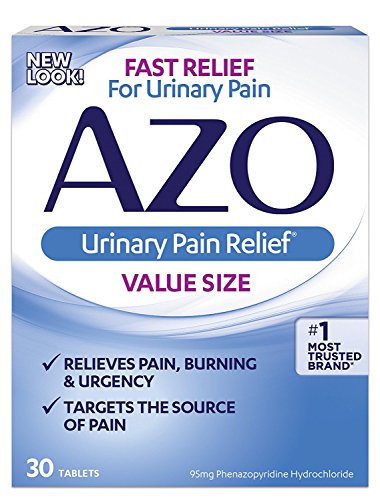 AZO Urinary Pain Relief Tablets 30 ea (Pack of 3)