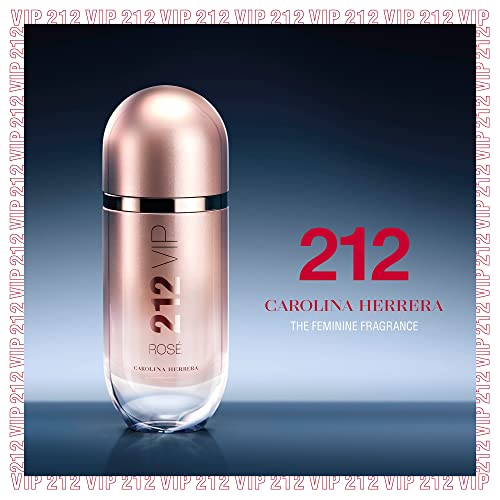Carolina Herrera 212 Vip Rose Eau de Parfum Spray for Women, 1.7 Ounce