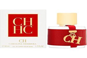 carolina herrera ch fragrance for women – fresh floral amber scent – top notes of bergamot, orange, grapefruit and juicy melon – floral heart notes – ends with tasty base notes – edt spray – 1.7 oz