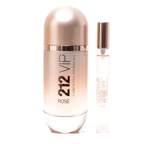 212 VIP ROSE by Carolina Herrera, EAU DE PARFUM SPRAY 2.7 OZ & EAU DE PARFUM SPRAY .34 OZ MINI (TRAVEL OFFER)