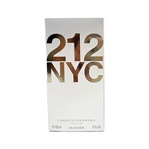 212 nyc by carolina herrera for women eau de toilette spray, 2 ounce