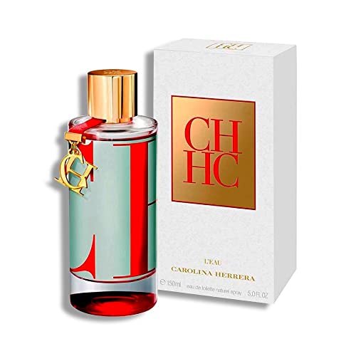 Carolina Herrera Ch L'Eau Fragrance For Women - Feminine Scent - Fresh And Floral Notes Of Lemon, Blossom, Orange, Freesia, Rose, Jasmine And Heliotrope - Extraordinary Essence - Edt Spray - 5.1 Oz