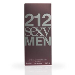 Carolina Herrera 212 Sexy Eau De Toilette Spray for Men, 3.4 Ounce