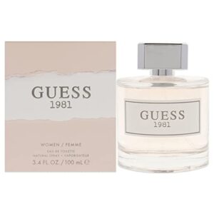 Guess 1981 Eau De Toilette Perfume Spray for Women, 3.4 Fl. Oz.