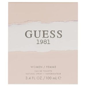 Guess 1981 Eau De Toilette Perfume Spray for Women, 3.4 Fl. Oz.