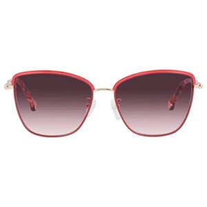 carolina herrera violet gradient pink rectangular ladies sunglasses she160n 0a93 56