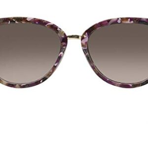 Carolina Herrera Designer Sunglasses SHE688-01GT in Purple Havana 54mm