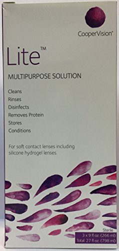 Lite Multipurpose Solution (Formerly Sauflon Lite) - 3 x 9 fl oz, 27 fl oz Total