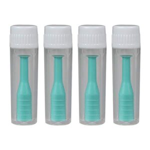 supvox contact lenses inserter remover suction stick without bottle for travel home use 4pcs (green）