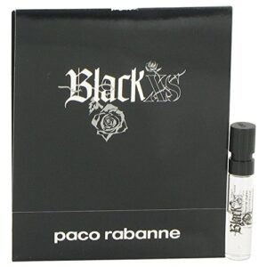 black xs by paco rabanne vial (sample) .04 oz for men