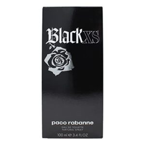 black xs by paco rabanne edt spray 3.4 oz for men