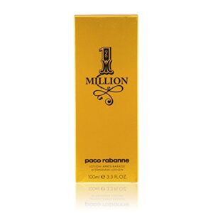 Paco Rabanne 1 Million After Shave Lotion for Men, 3.3 oz