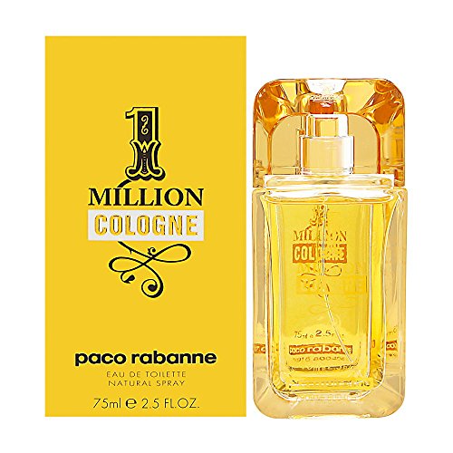 Paco Rabanne 1 Million Cologne Eau de Toilette Spray for Men, 2.5 Fl Oz