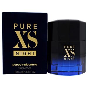 paco rabanne pure xs night men edp spray 3.4 oz