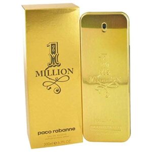 1 Million Fragrance For Men - Fresh And Spicy - Notes Of Amber, Leather And Tangerine - Adds A Touch Of Irresistible Seduction - Ideal For Men With Rebellious Charm - Edt Spray - 6.8 Oz