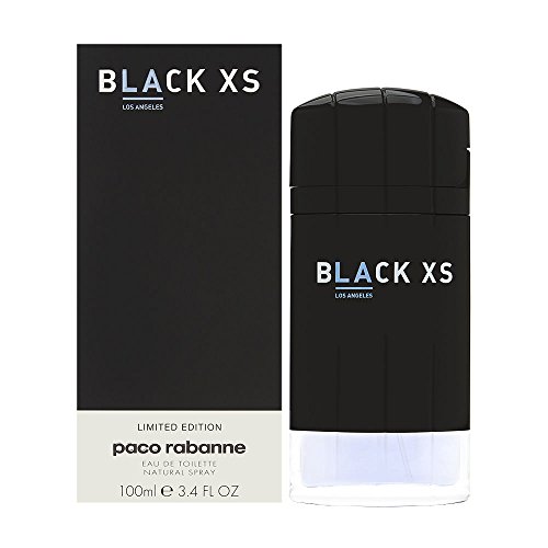 Black XS Los Angeles by Paco Rabanne for Men 3.4 oz Eau de Toilette Spray Limited Edition