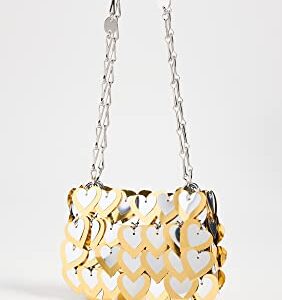 Paco Rabanne Women's Sparkle Nano Bag, M042, Gold, Silver, One Size