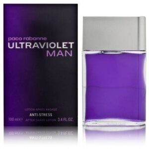 ultraviolet by paco rabanne for men: aftershave lotion 3.4 oz