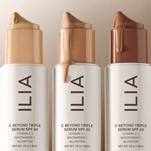 ILIA - C Beyond Triple Serum SPF 40 | Non-Toxic, Cruelty-Free, Clean Beauty (Translucent Tone 2)