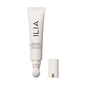ilia – plant-based bright start activated eye cream | cruelty-free, vegan, clean beauty (0.5 oz | 15 ml)