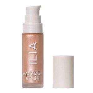 ilia – liquid light serum highlighter | cruelty-free, vegan, clean beauty (astrid (rose gold))