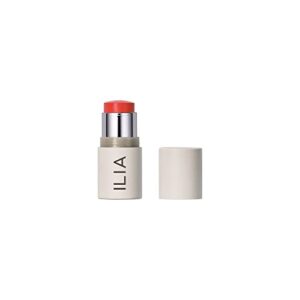 ilia – multi-stick for lips + cheeks | cruelty-free, vegan, clean beauty (dear ruby (poppy red))