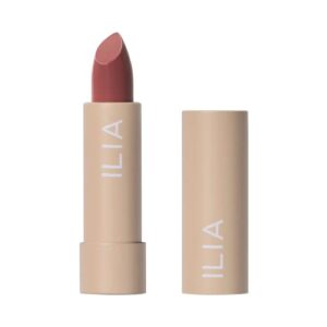 ILIA - Color Block Lipstick | Non-Toxic, Vegan, Cruelty-Free, Clean Makeup (Wild Rose (Mauve With Neutral Undertones))