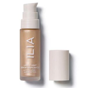 ilia – liquid light serum highlighter | cruelty-free, vegan, clean beauty (nova (soft gold))